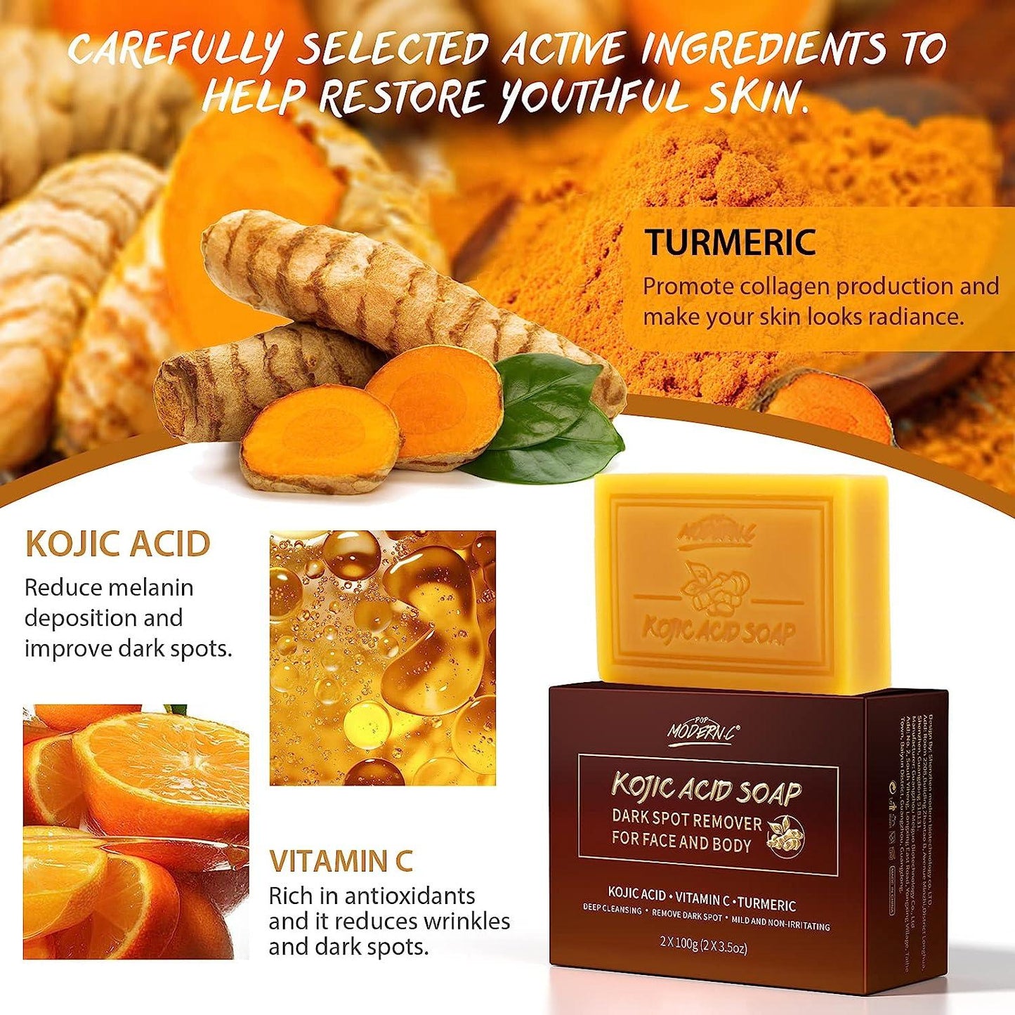 Turmeric Citric Acid Handmade Soap