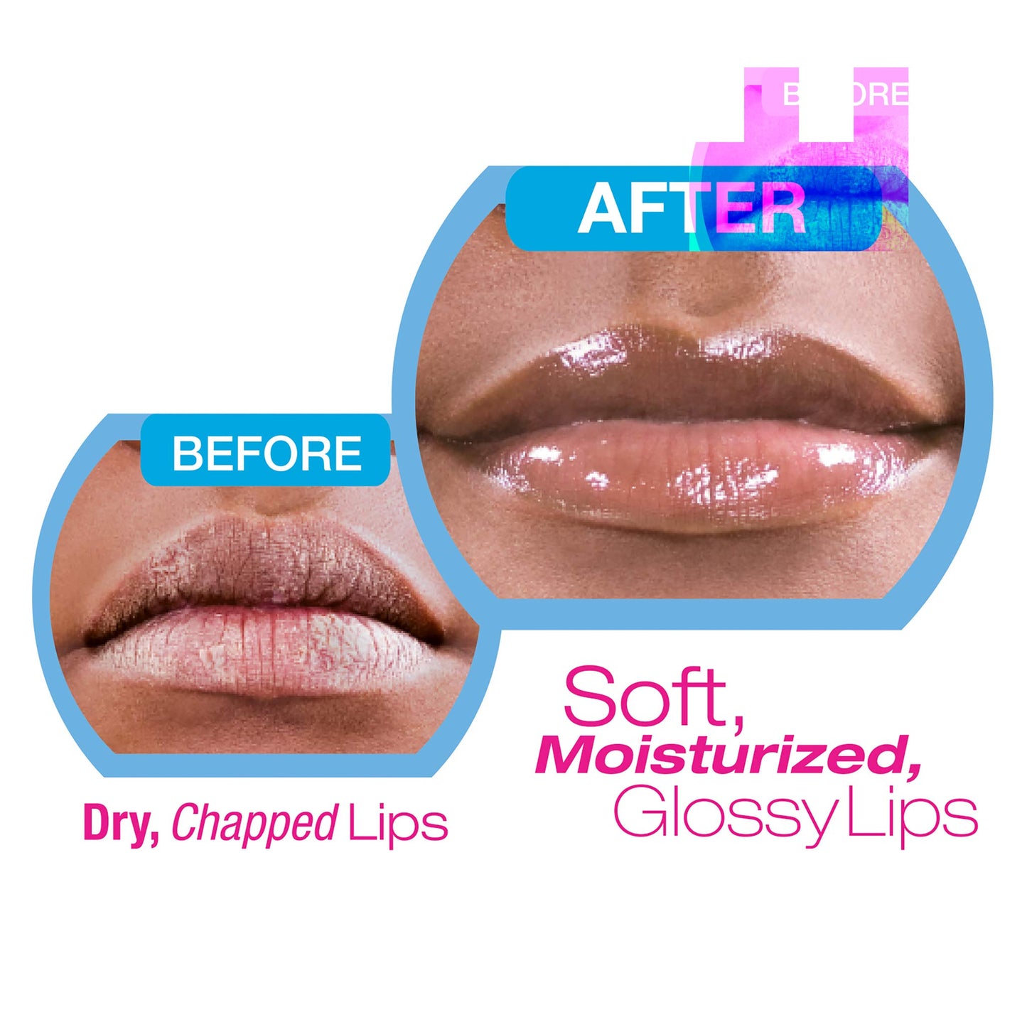 Ruby Kisses Hydrating Lip Gloss Clear Hydrating Lip Gloss (3 PACK) 0.33 Fl Oz (Pack of 3)